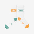 Chaussettes Chaussettes - Vert & Orange - Light