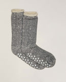 chausson chaussette femme gris foncé Angarde packshot plat