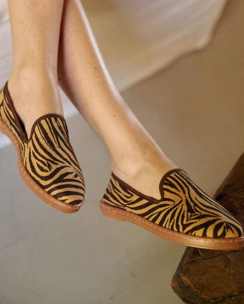 Bruson Slipper - Zebra Suede - Women's