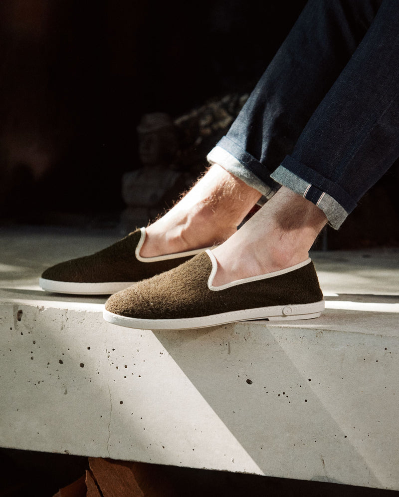 Espadrille Cenitz - Éponge De Bambou Kaki - Homme