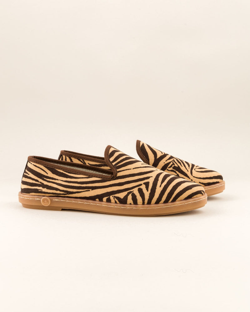 Bruson Slipper - Zebra Suede - Women's
