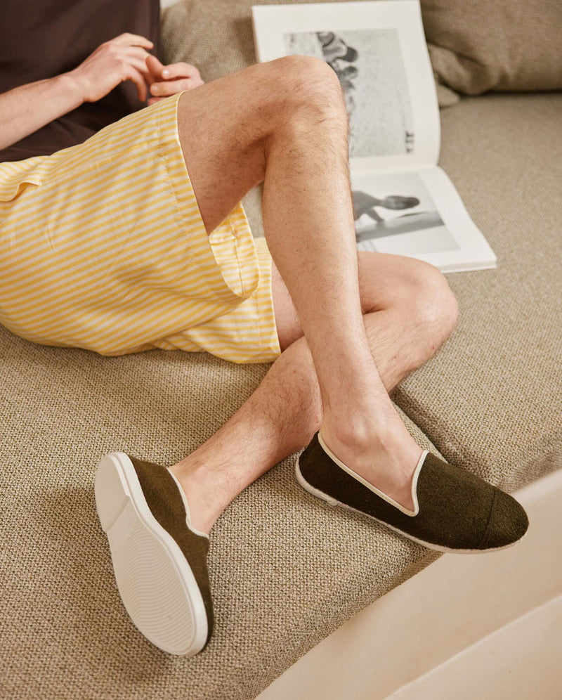 Espadrille Cenitz - Éponge De Bambou Kaki - Homme