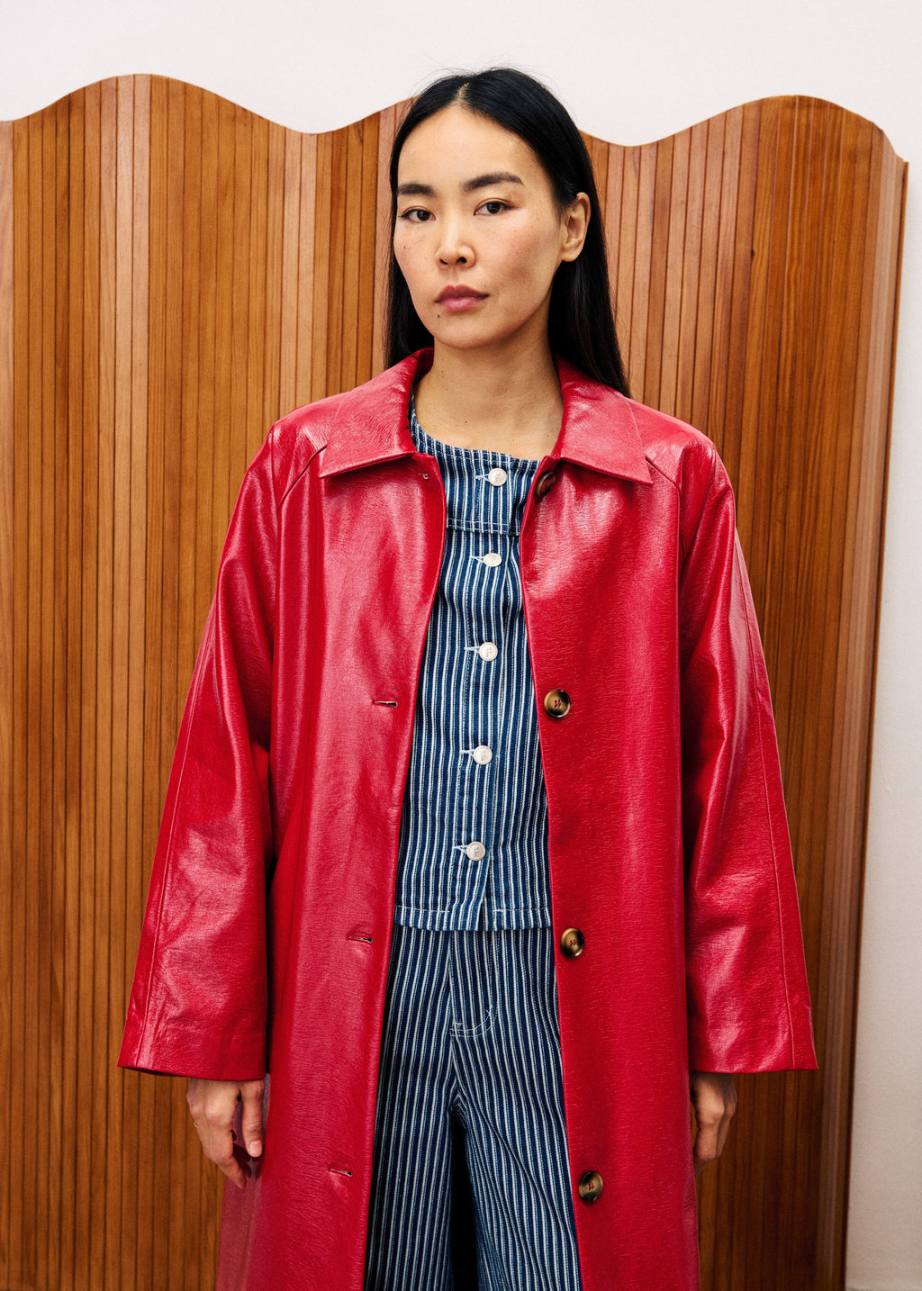 Trench Halimi - Rouge