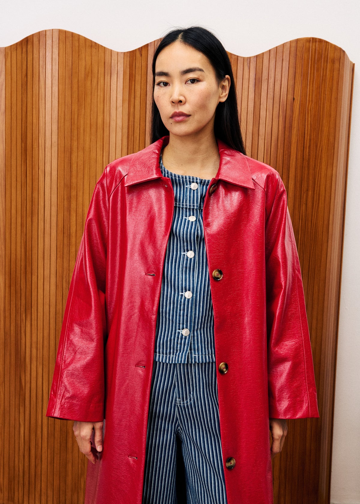 Trench Halimi - Rouge