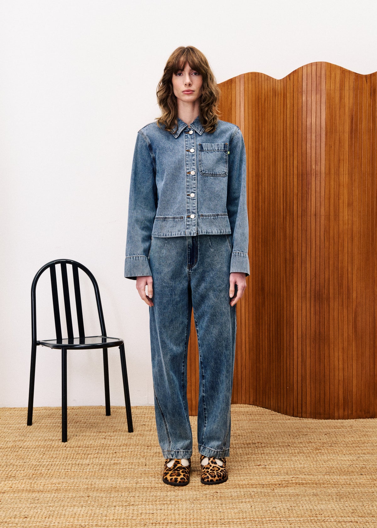 Veste Camus - Bleu Jean