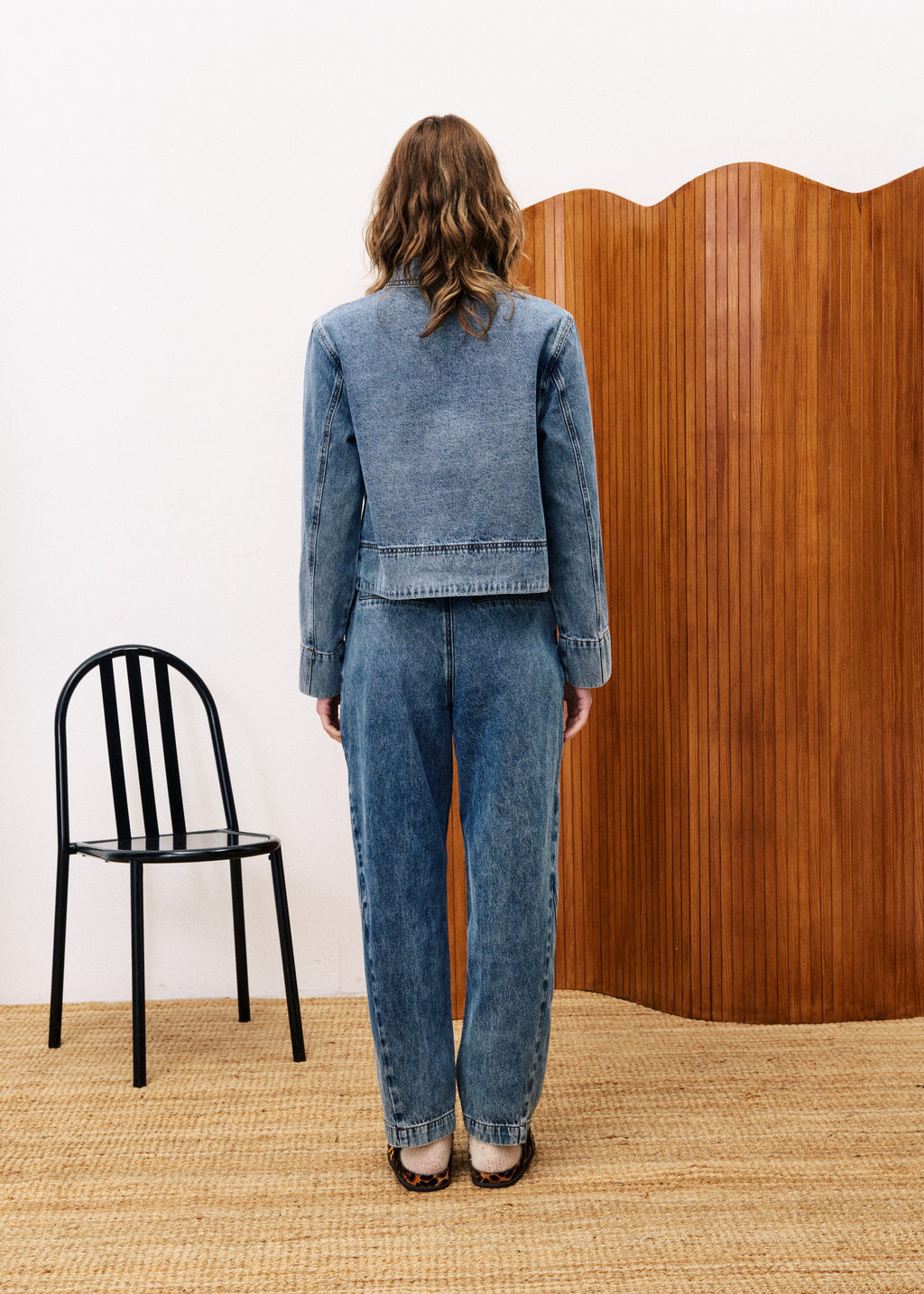 Veste Camus - Bleu Jean