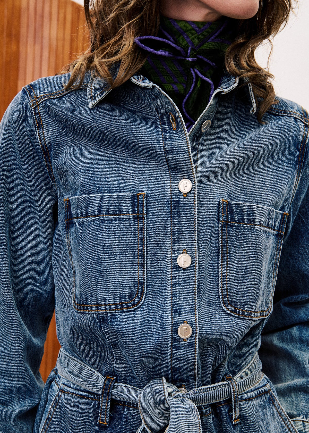 Combinaison Verveine - Bleu Jean