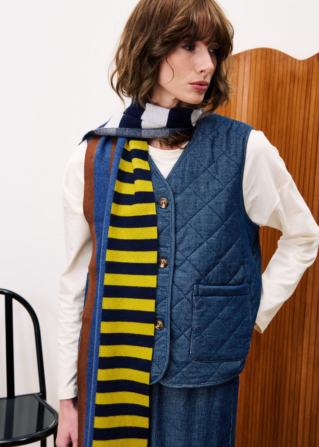 Gilet Baudelaire - Bleu Marine
