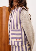 Gilet Sagan - Lilas