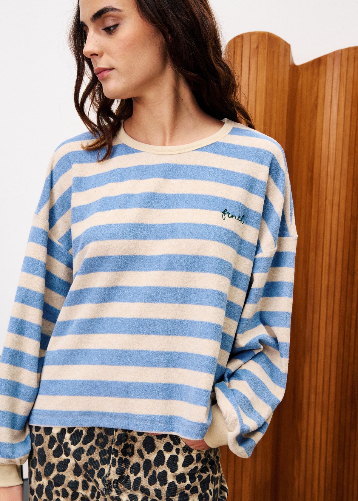 Sweatshirt Iris - Bleu Clair