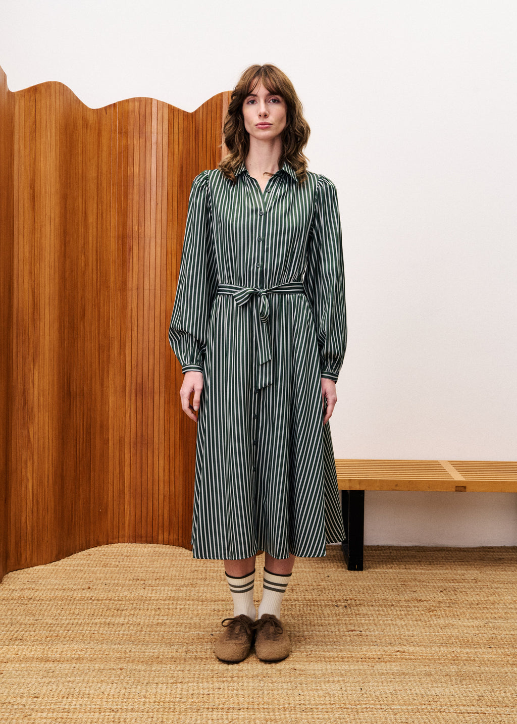 Robe Menthe - Vert Mousse