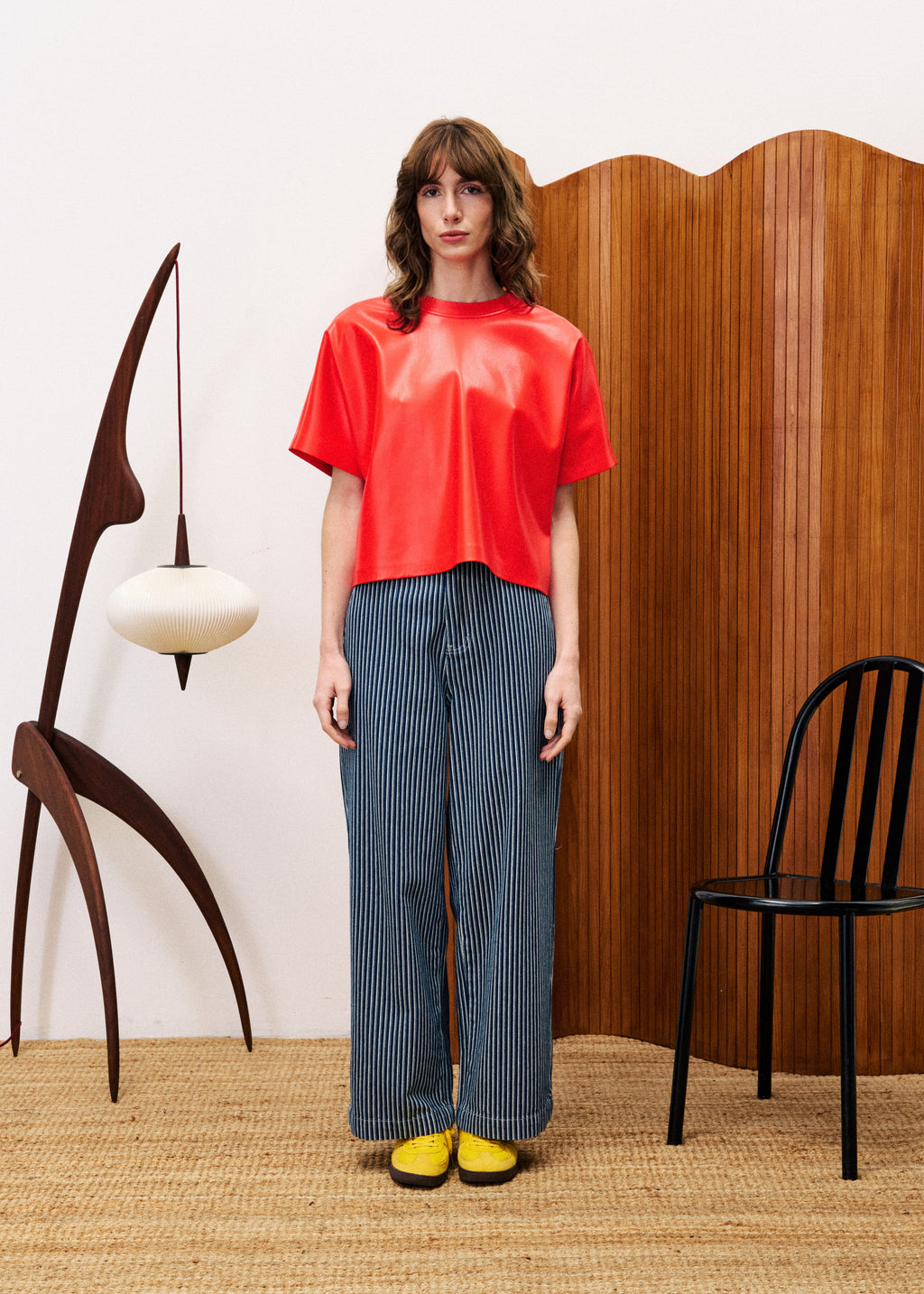 T-Shirt Bazin - Rouge