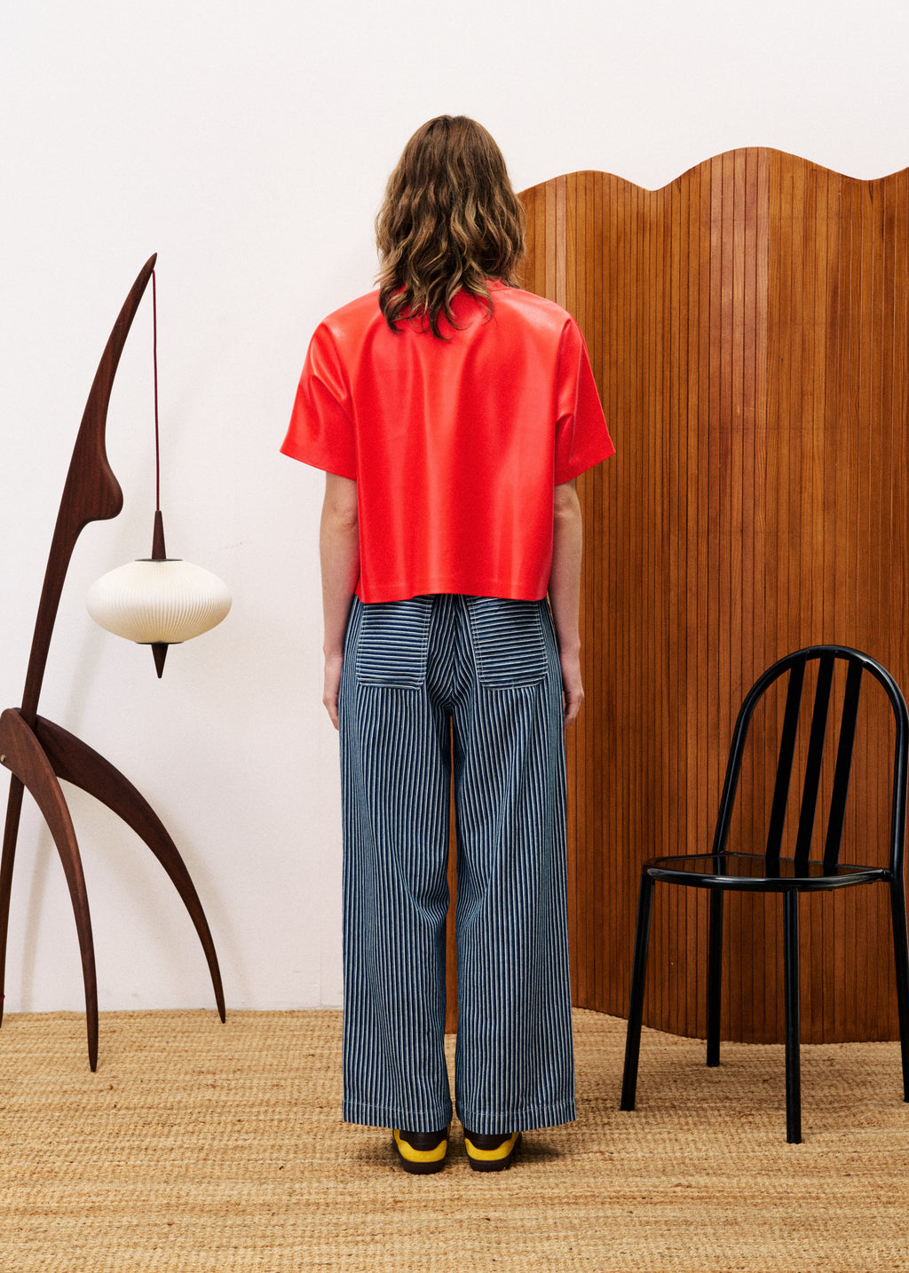 T-Shirt Bazin - Rouge