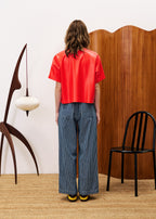 T-Shirt Bazin - Rouge