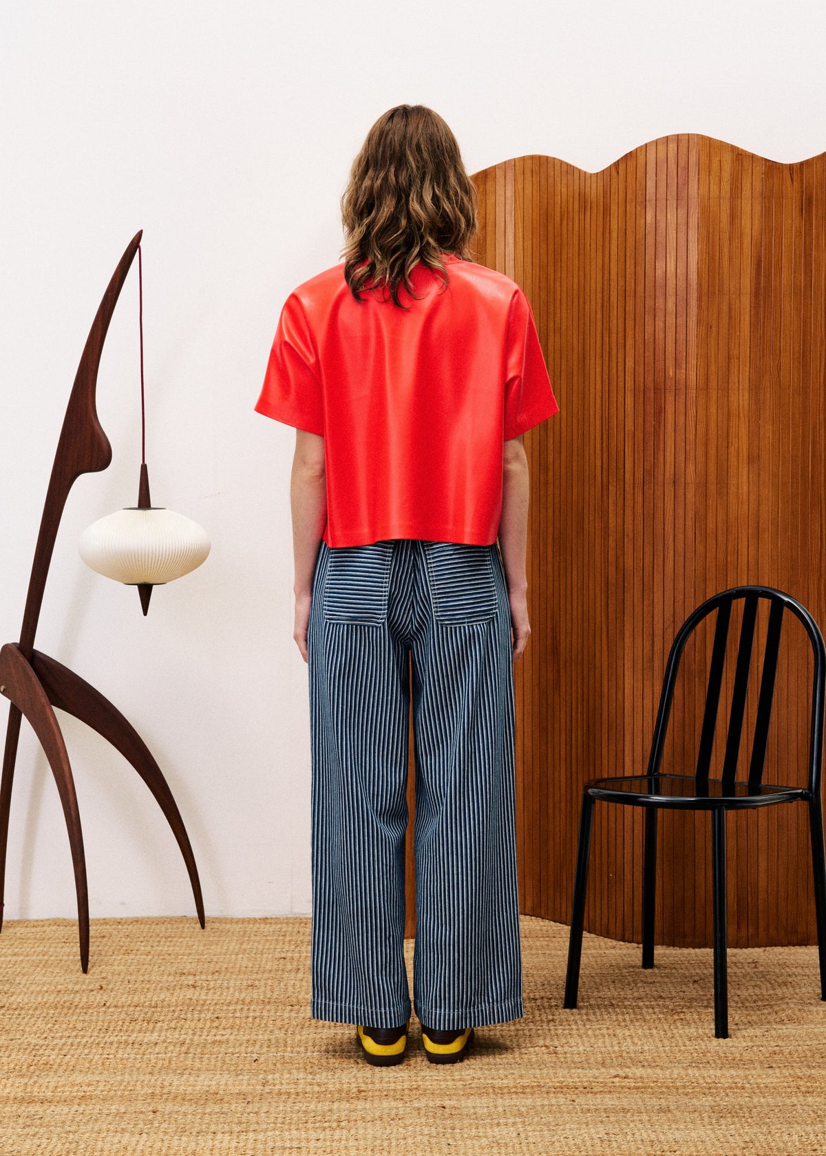 T-Shirt Bazin - Rouge