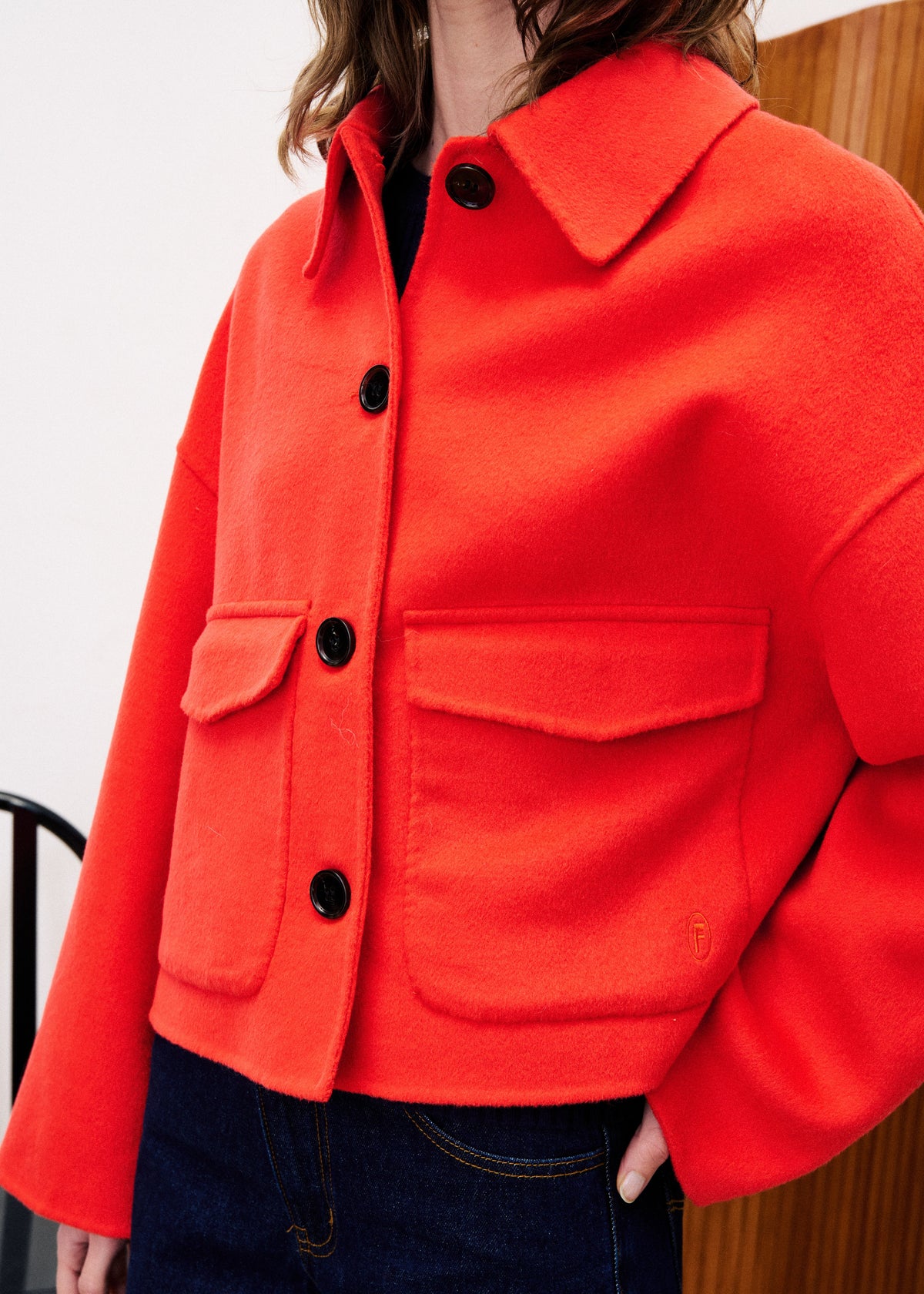 Manteau Capucine - Rouge