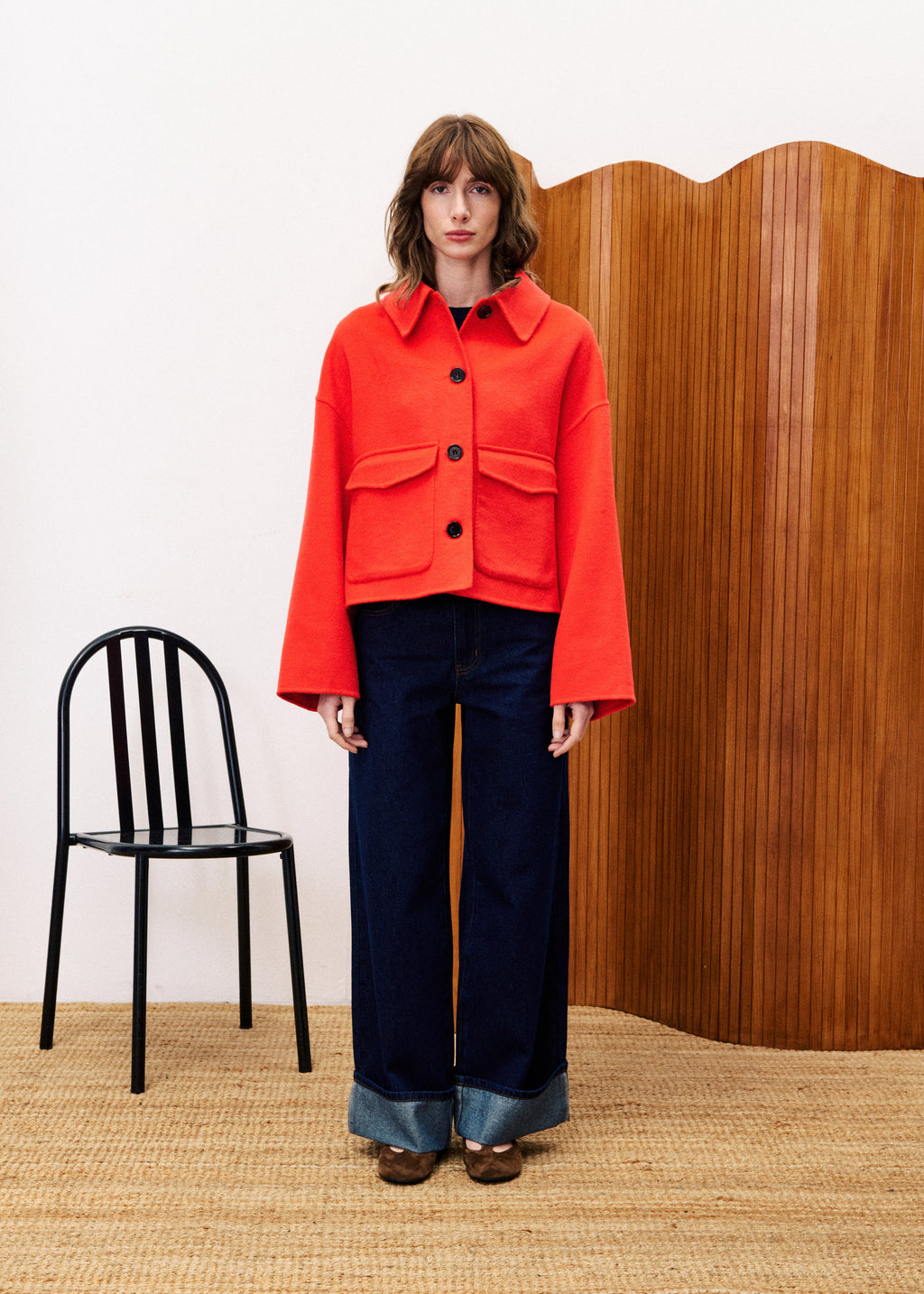 Manteau Capucine - Rouge