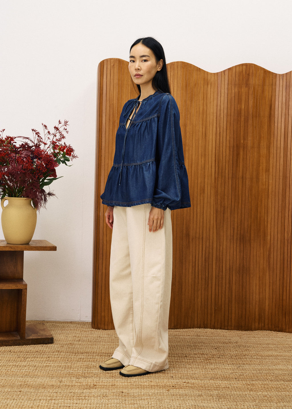 Blouse Cixous - Bleu Jean