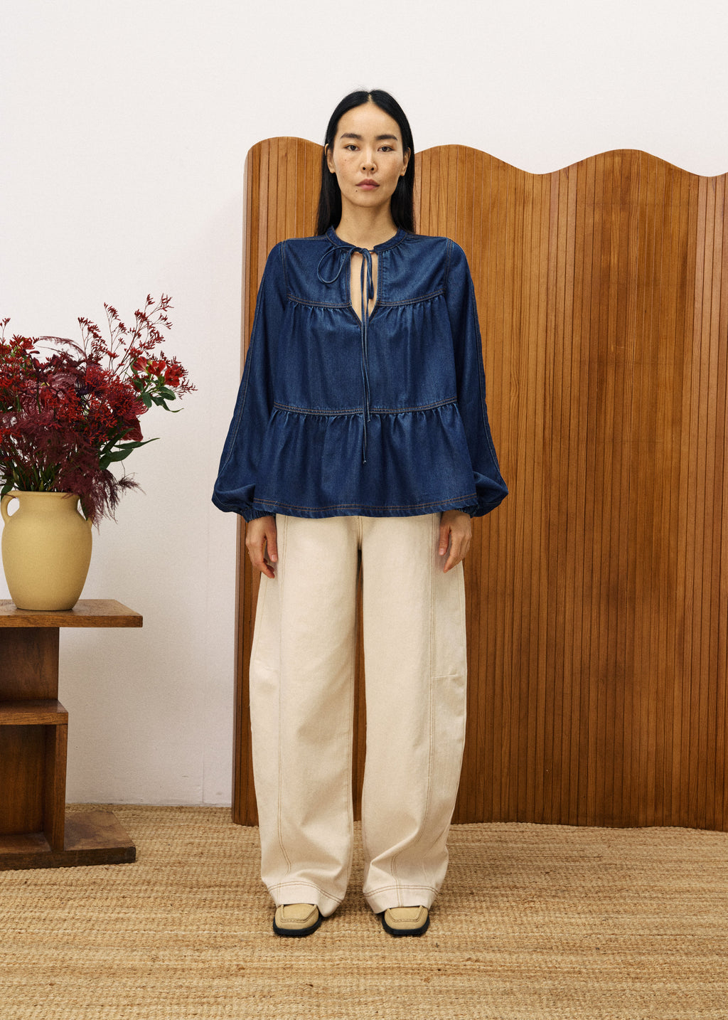 Blouse Cixous - Bleu Jean