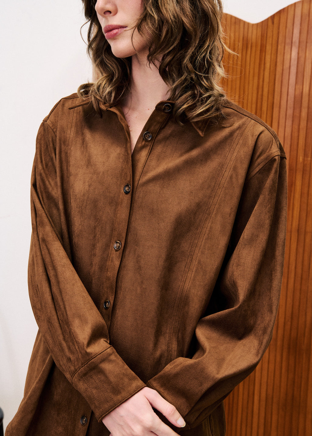 Chemise Carlin - Marron Glace