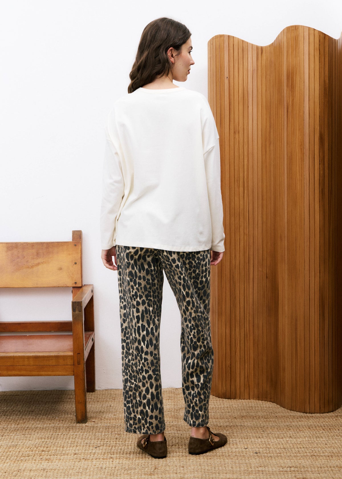 T-Shirt Monstera - Creme