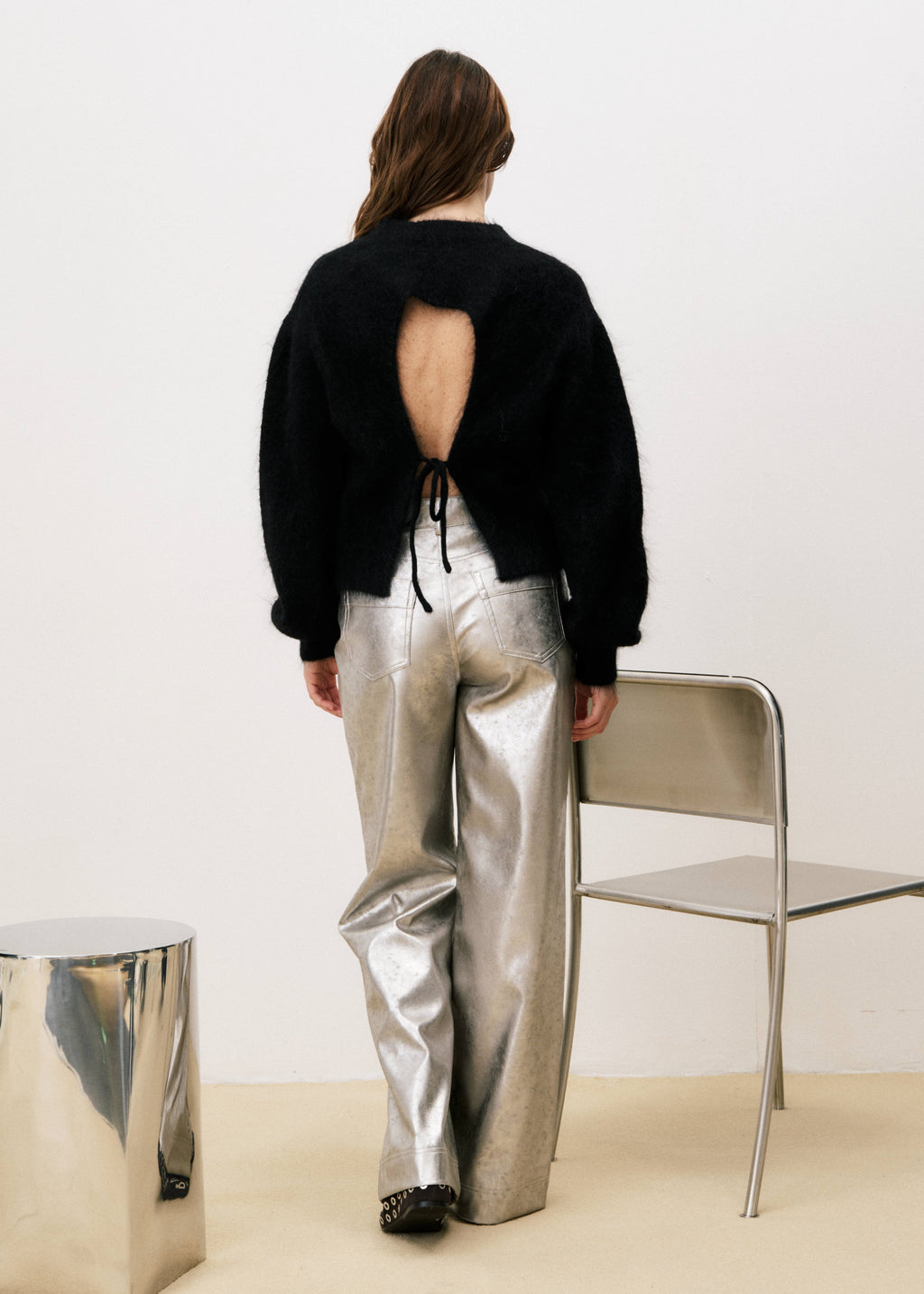Pantalon Cristalle - Argente