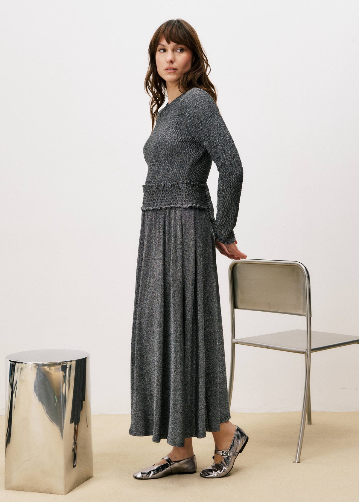 Robe Debbie - Argente