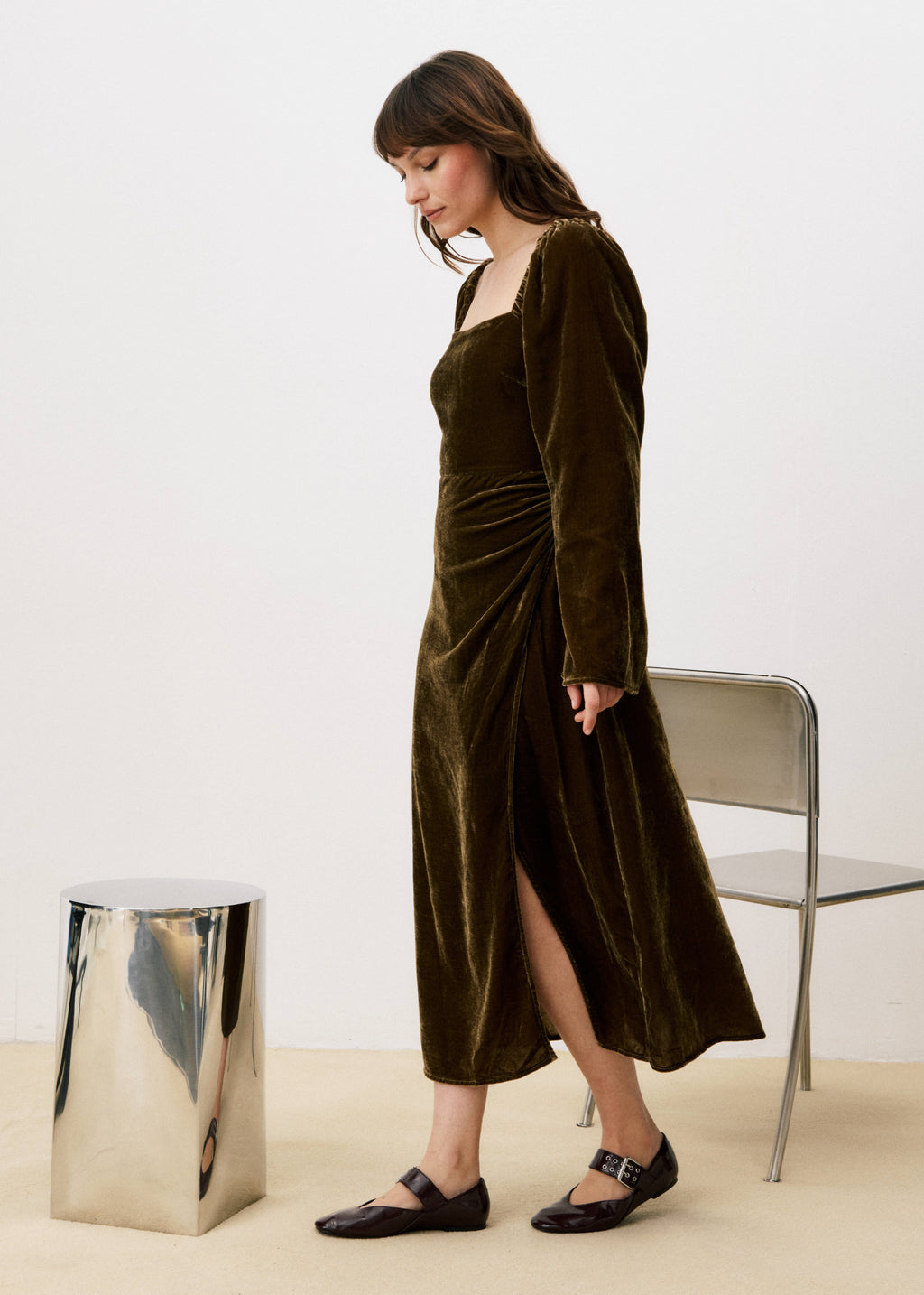 Robe Thelma - Marron Glace