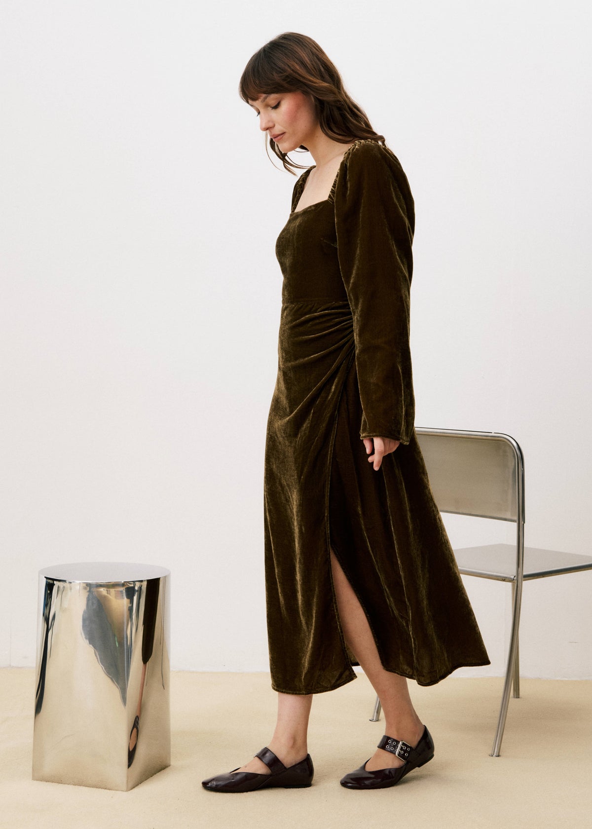 Robe Thelma - Marron Glace