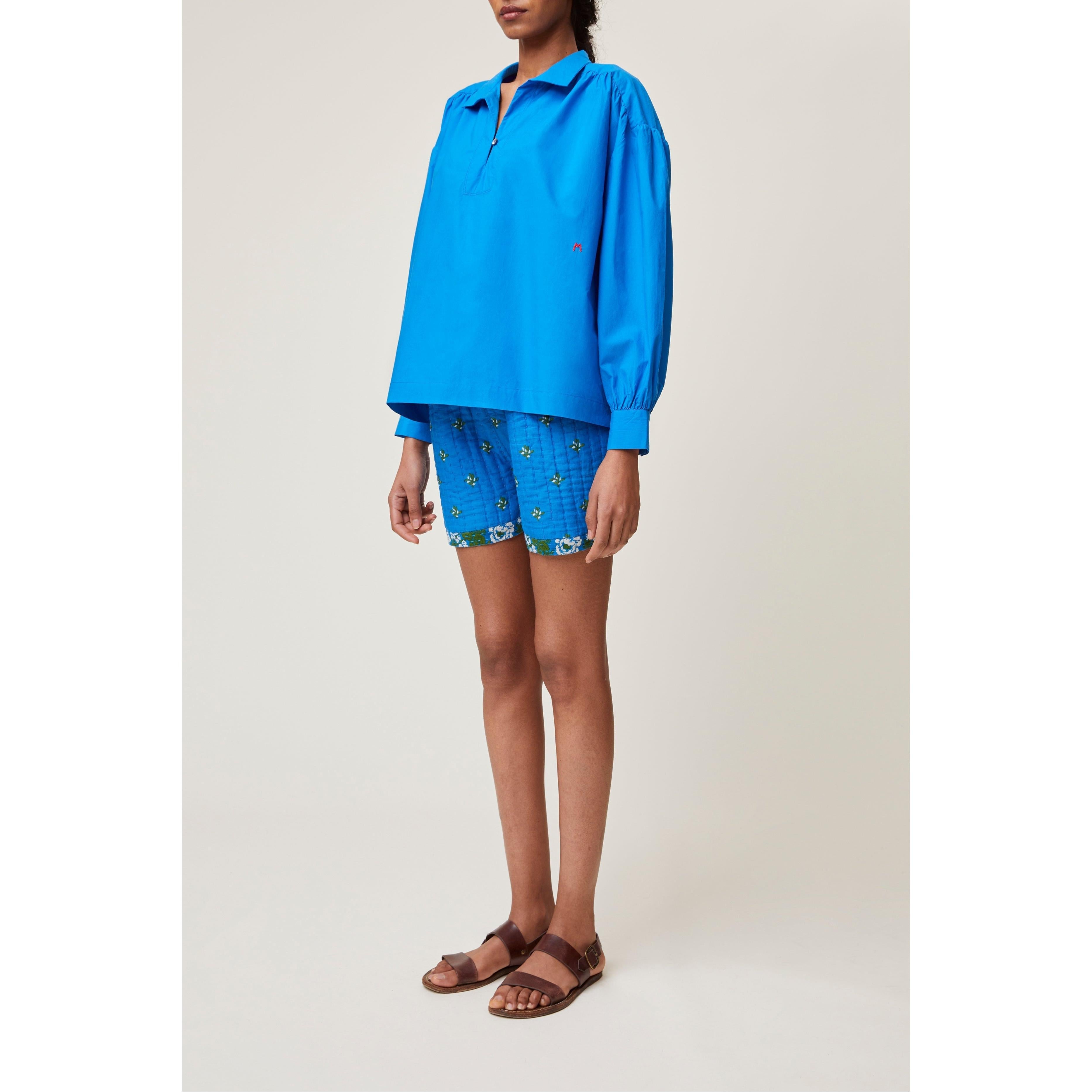 Malou N°731 Shirt - Popeline Blue Worker