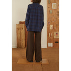 Nina Blouse N°707 - Checks Verone Navy Blue