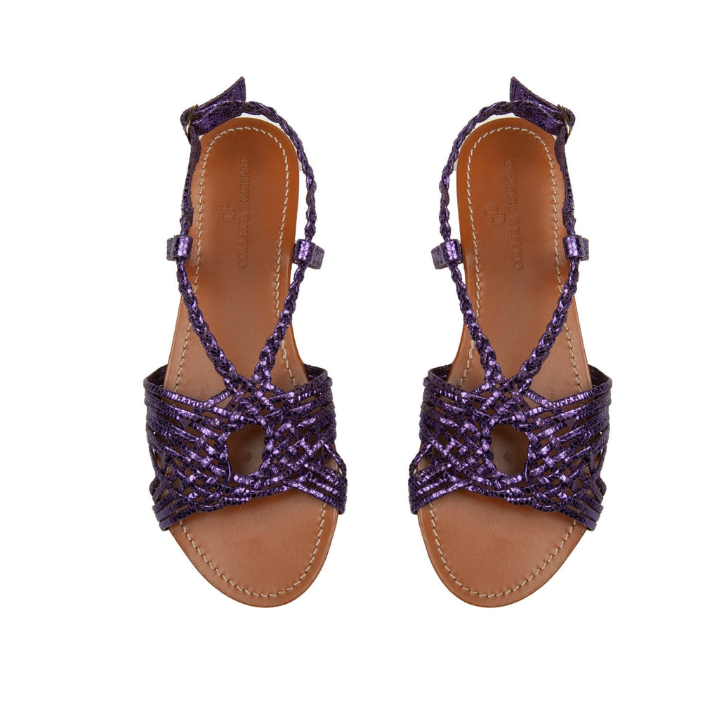 Cheema Sandals - Purple