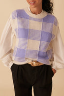 Cheldon Sweater - Ecru/Ice