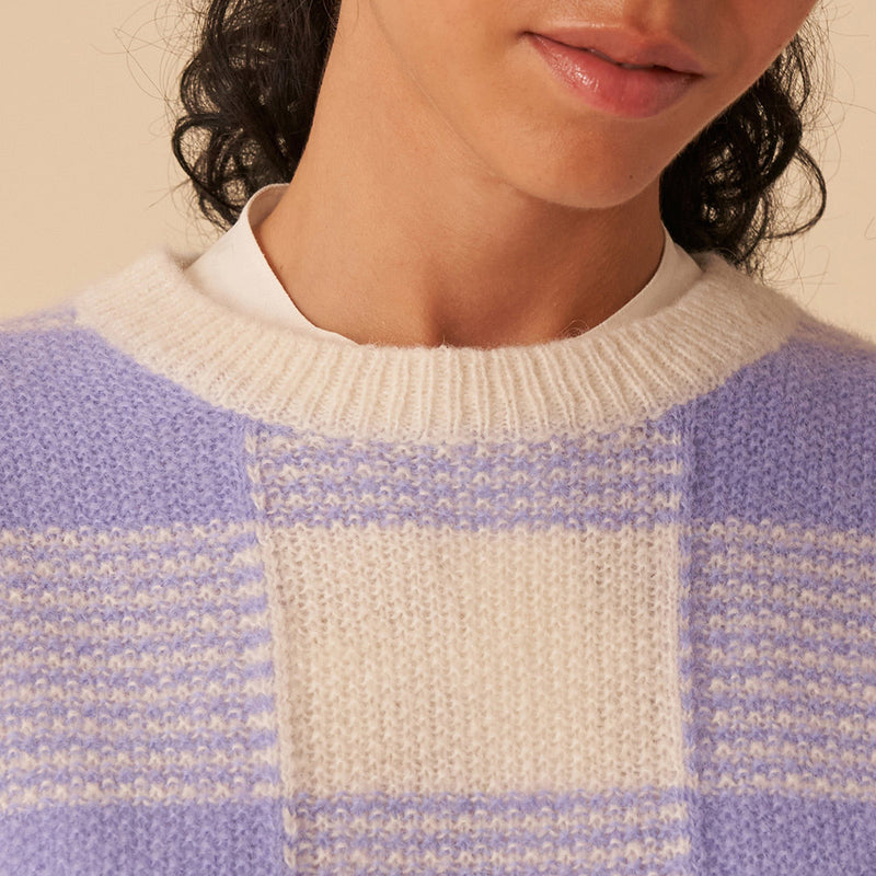 Cheldon Sweater - Ecru/Ice