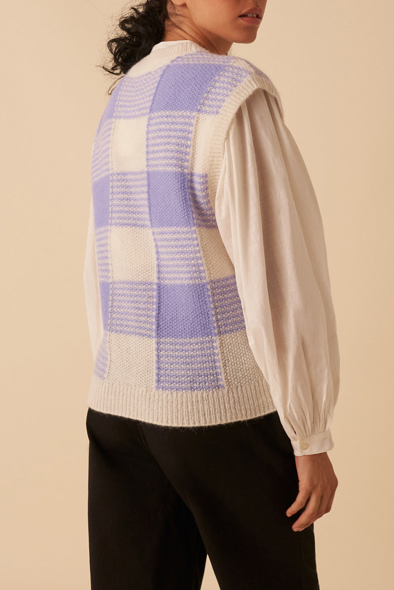 Cheldon Sweater - Ecru/Ice