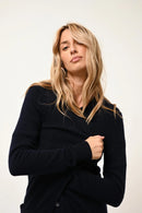 Cardigan Col V - Chelsea - Navy