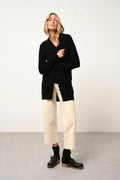 Cardigan Col V - Chelsea - Noir