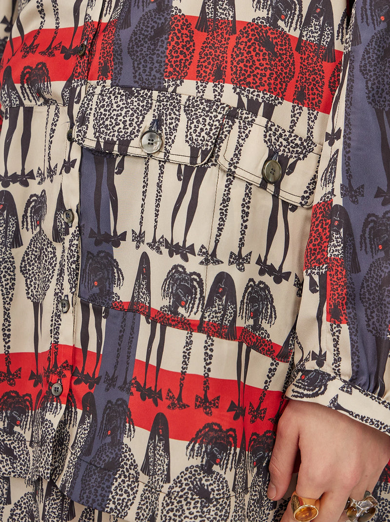 Chemise Longue Buffalo À Imprimé Rift