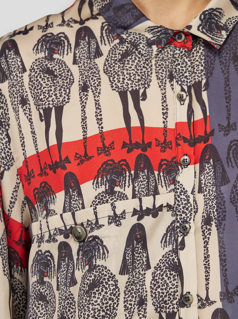 Chemise Longue Buffalo À Imprimé Rift