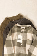 Chemise Jim Corderoy Taupe Foncé