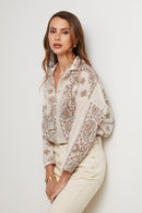 Camisa - Beige - Mujer