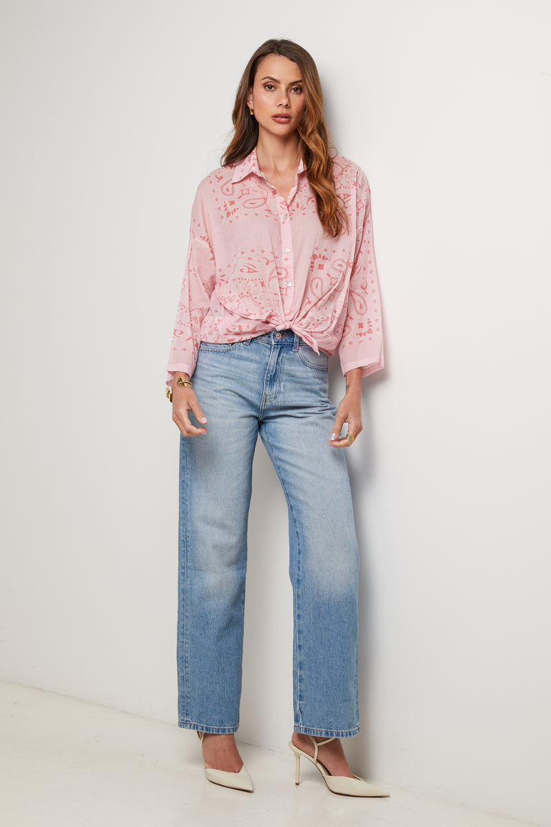 Camisa - Rosa - Mujer