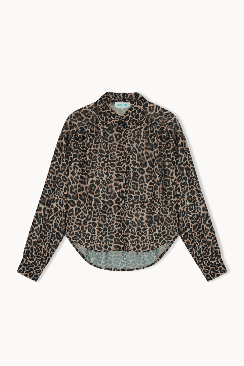 Chemise Charlize - Print Leopard Voile