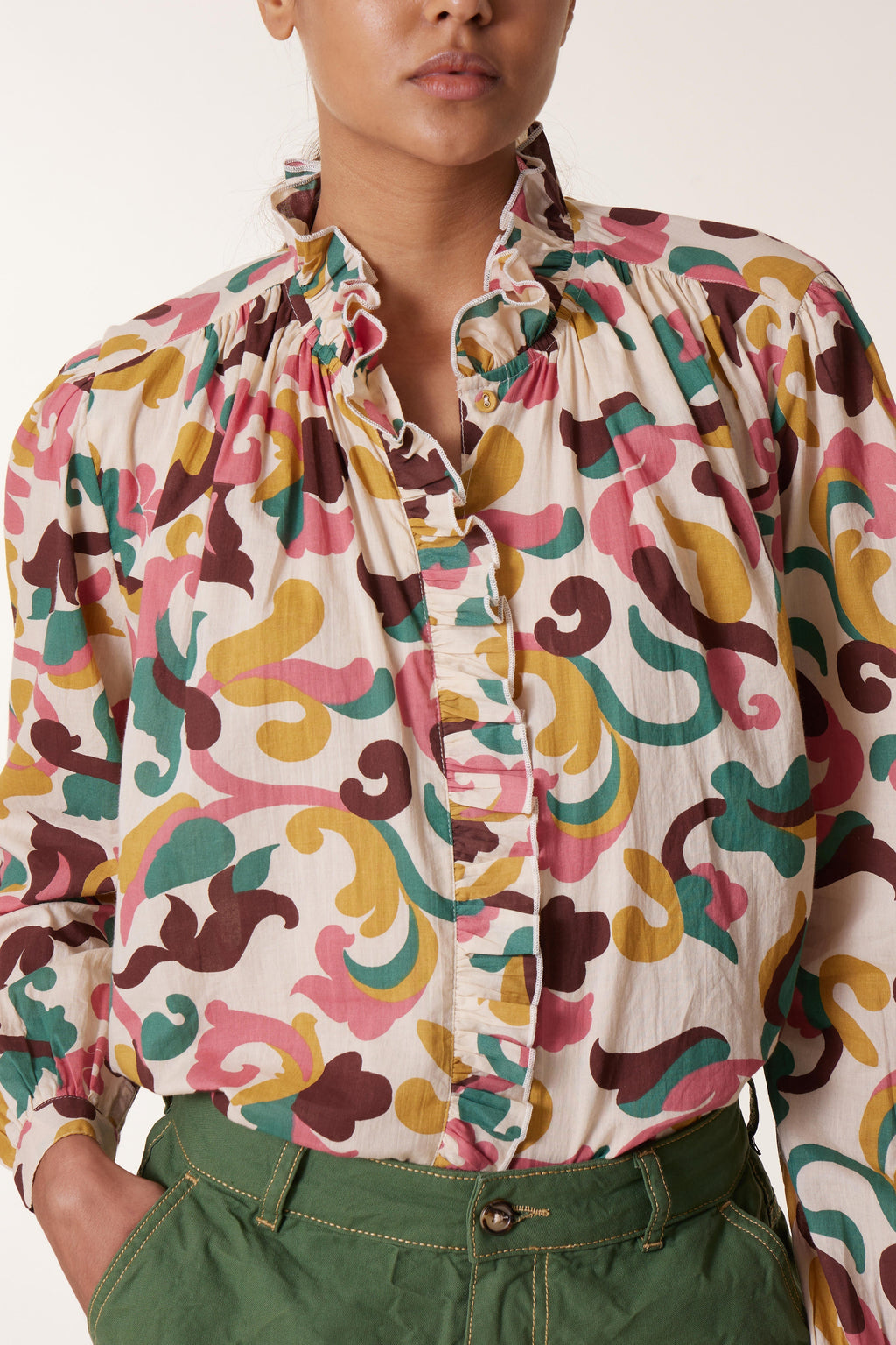 Camisa Chypre Patch - Vanilla