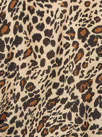 Dori Blouse Met Zijdeachtige Luipaardprint