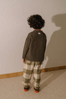 Chemise Jim Corderoy Taupe Foncé