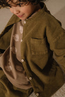 Chemise Jim Corderoy Vert Nutria