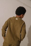 Chemise Jim Corderoy Vert Nutria