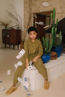 Chemise Jim Corderoy Vert Nutria