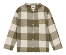 Chemise Jim Flanelle Vichy Kaki